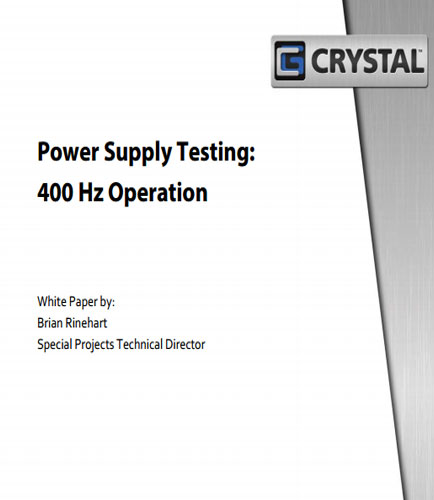 Power Supply Testing: 400 Hz Operation